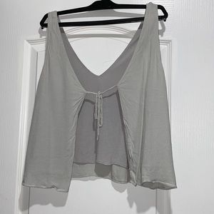 ARITZIA WILFRED FREE • Open back cropped tank top